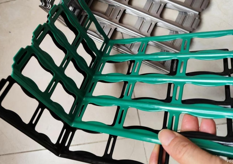 Plastic Powder Coat For L Shape Fence Supermarket Shelf Divider 