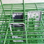PVC plastisol coating for ultrasonic cleaning basket