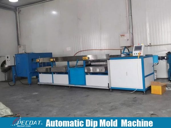 pvc platisol automatic dip moulding machine